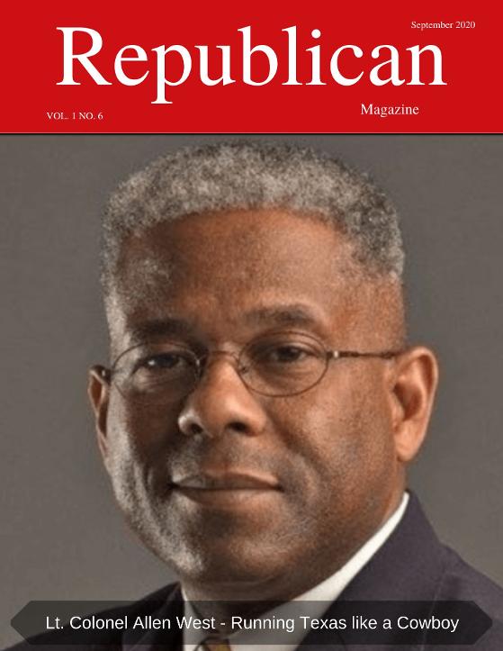 Allen West on the Cover of Republican Magazine September 2020