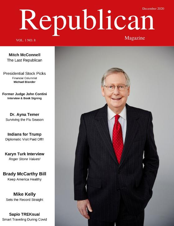 Mitch McConnell on the Cover of Republican Magazine